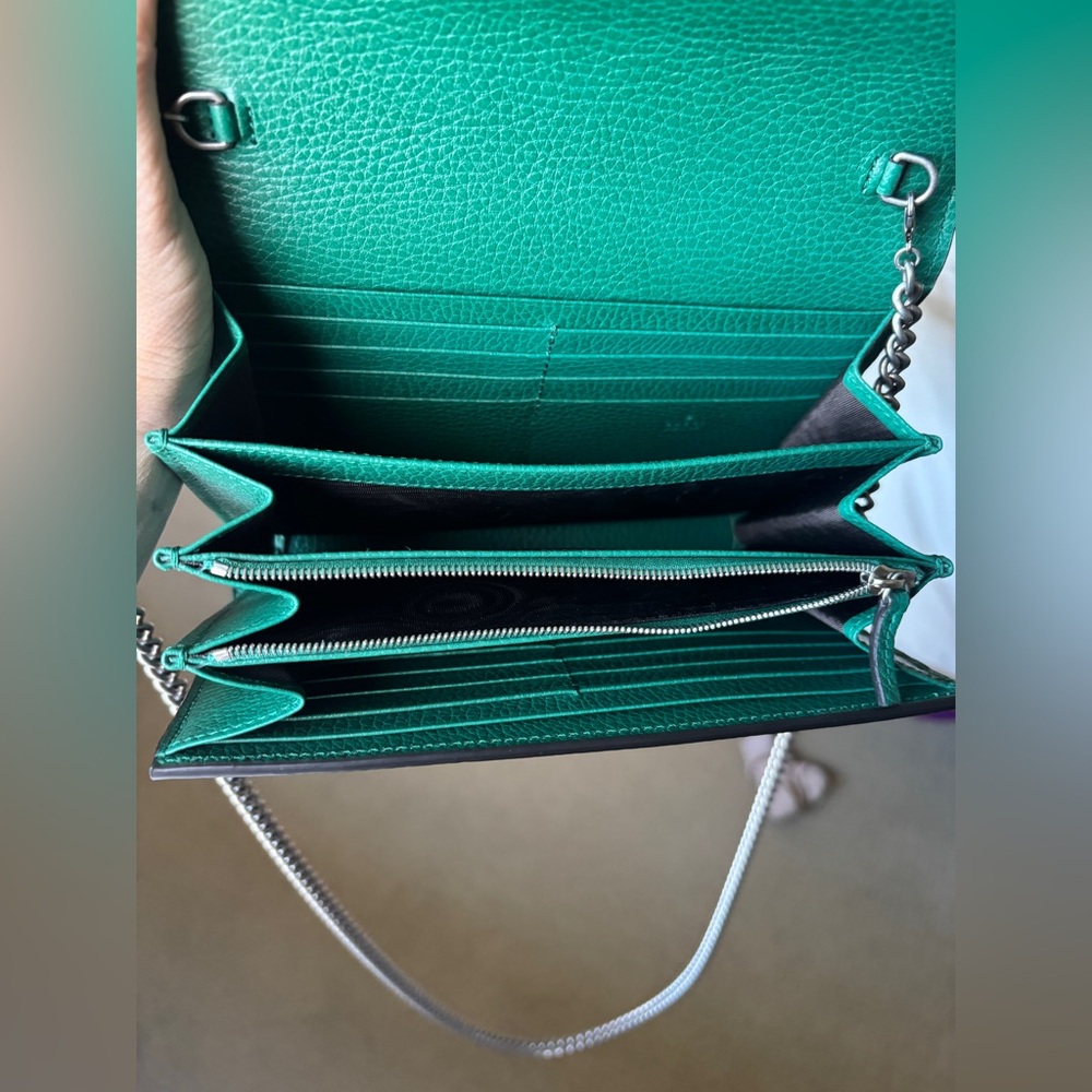 Gucci Dionysus Mini Leather Chain Wallet - Picture 7 of 16